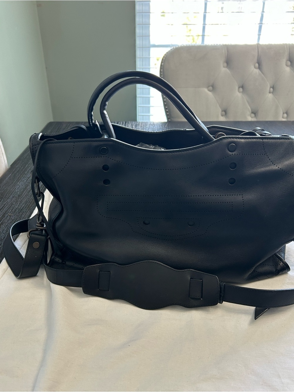 Black Balenciaga Le City Leather Bag